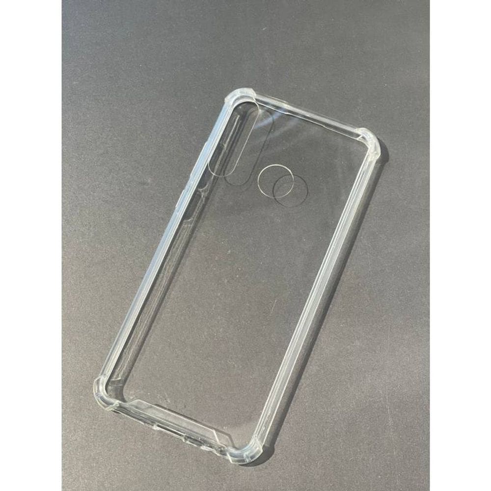 Capa de telefone Huawei Y6p transparente com bordas reforçadas