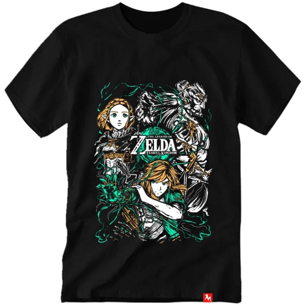 Camiseta Zelda Tears of Kingdom para amantes de videogames