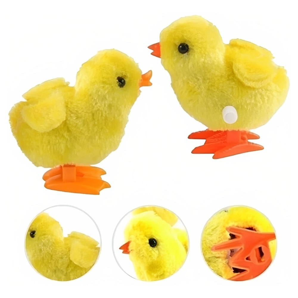 Conjunto de brinquedos Funny Rope Chicks 12 peças de 9 cm para crianças