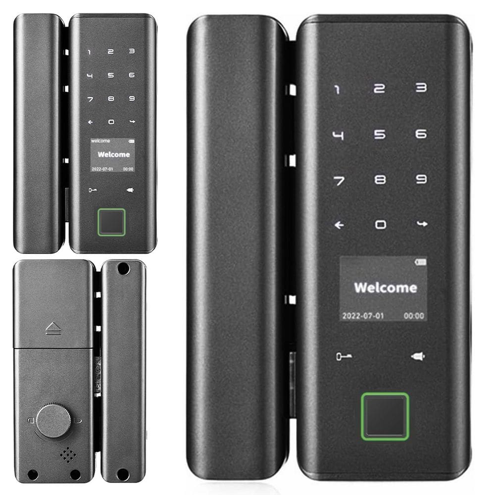 Fechadura Digital Eletronica Porta Inteligente Bluetooth App Celular Biometria Senha Cartao Rf