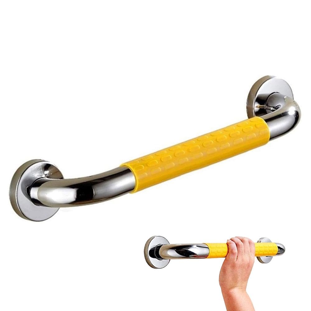 Barra Alça de Apoio 40 cm Suporte Antiderrapante Box Banheiro Corrimao Escada Idoso Gestante Acessibilidade