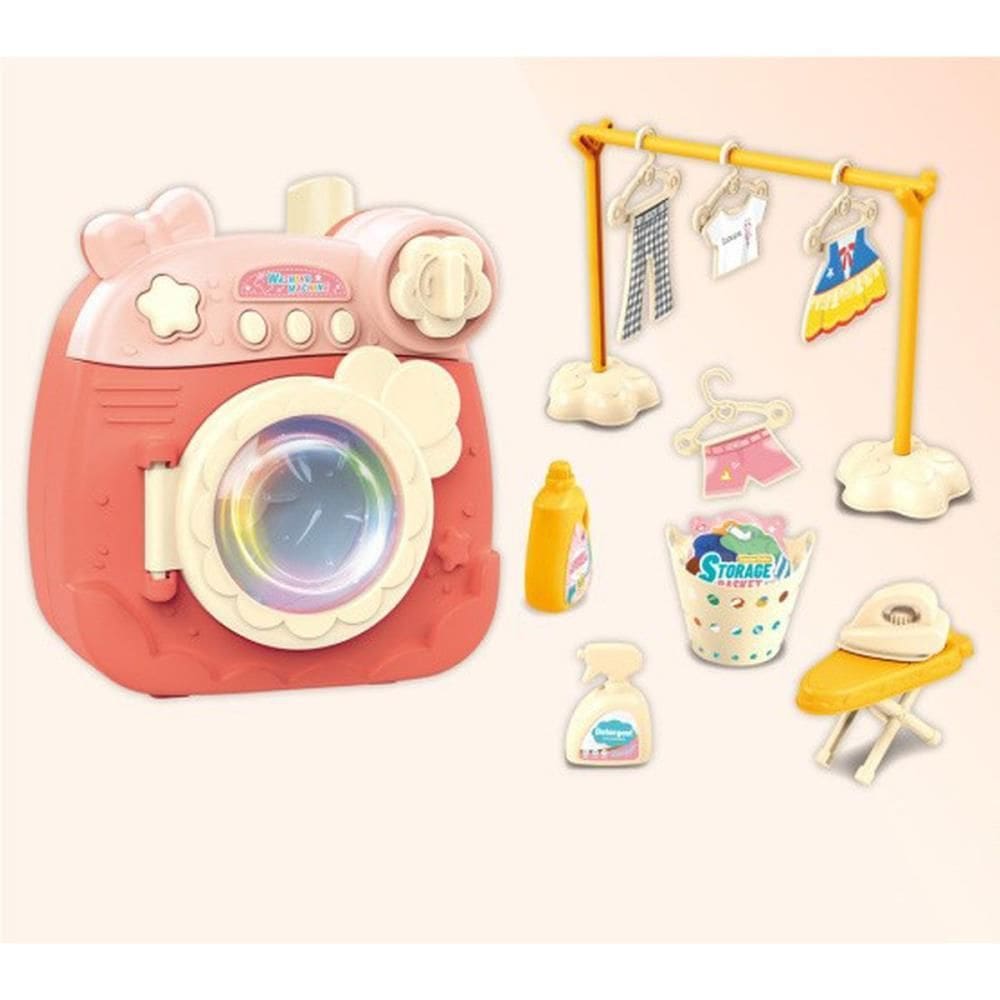 Brincando De Casinha Máquina De Lavar com Som e Acessórios