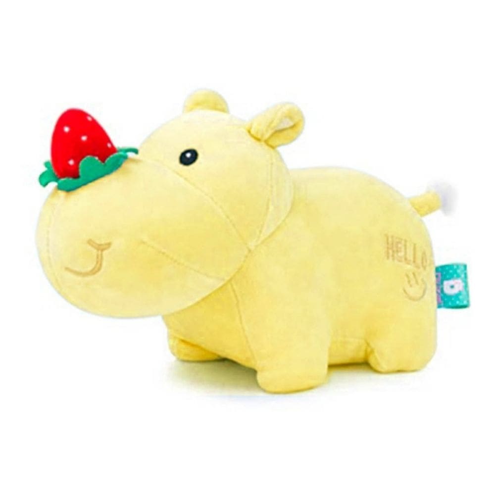 Brinquedo de pelúcia Rhino Plush Fruit Yellow Nose Super Soft