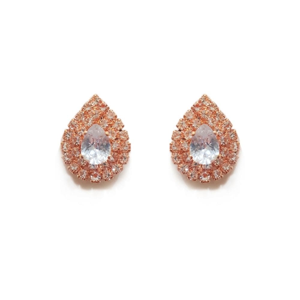 Aros de festa em fantasia com strass para roupa de festa