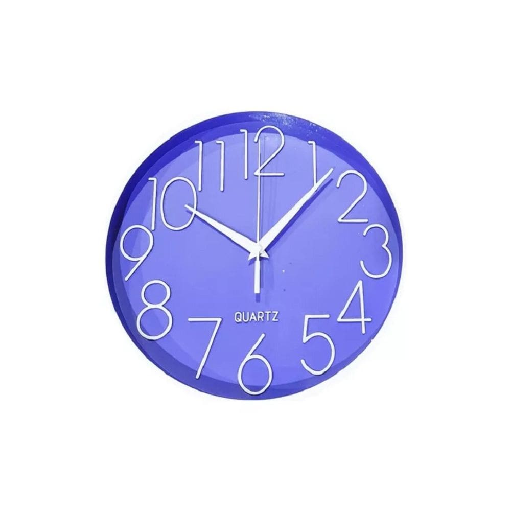 Relógio de parede Mora 25cm redondo decorativo mural silencioso