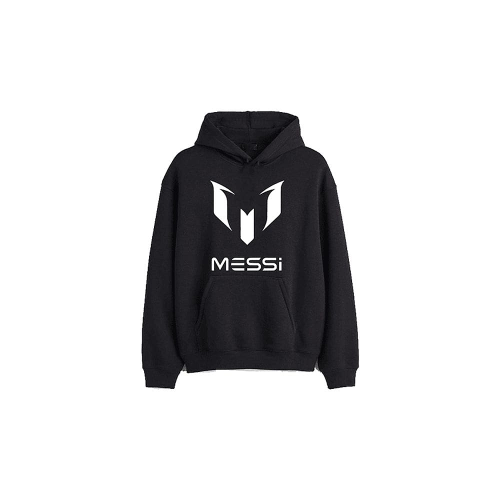 Moletom Lionel Messi Pollon para homens preto tamanho XS a XL