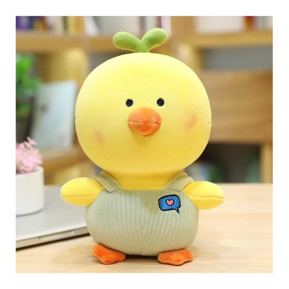 Fantasia de frango de pelúcia de pelúcia com macacão