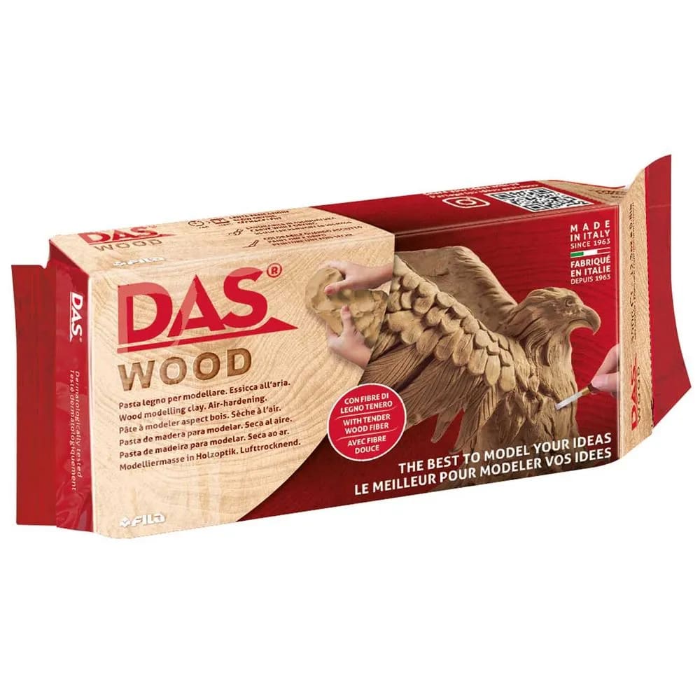 Massa Das Ceramica Fria Para Modelar 350gr Wood