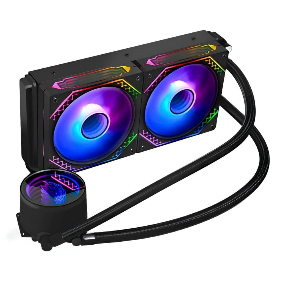 Water Cooler K-Mex Infinite Space - 240mm - ARGB - (AMD / INTEL) - Preto - WAC7F12QFTDAB0X