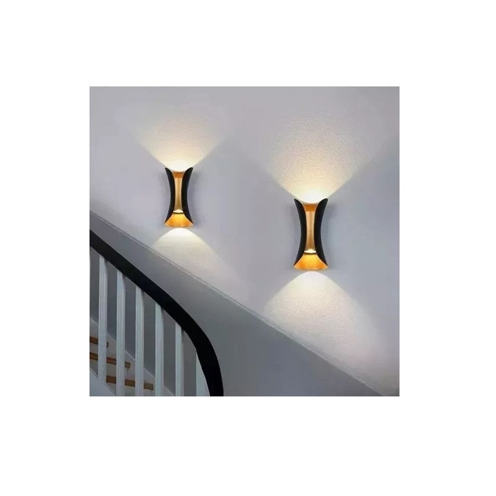 Pacote de arandelas de parede x2 Apply Modern LED Candlestick