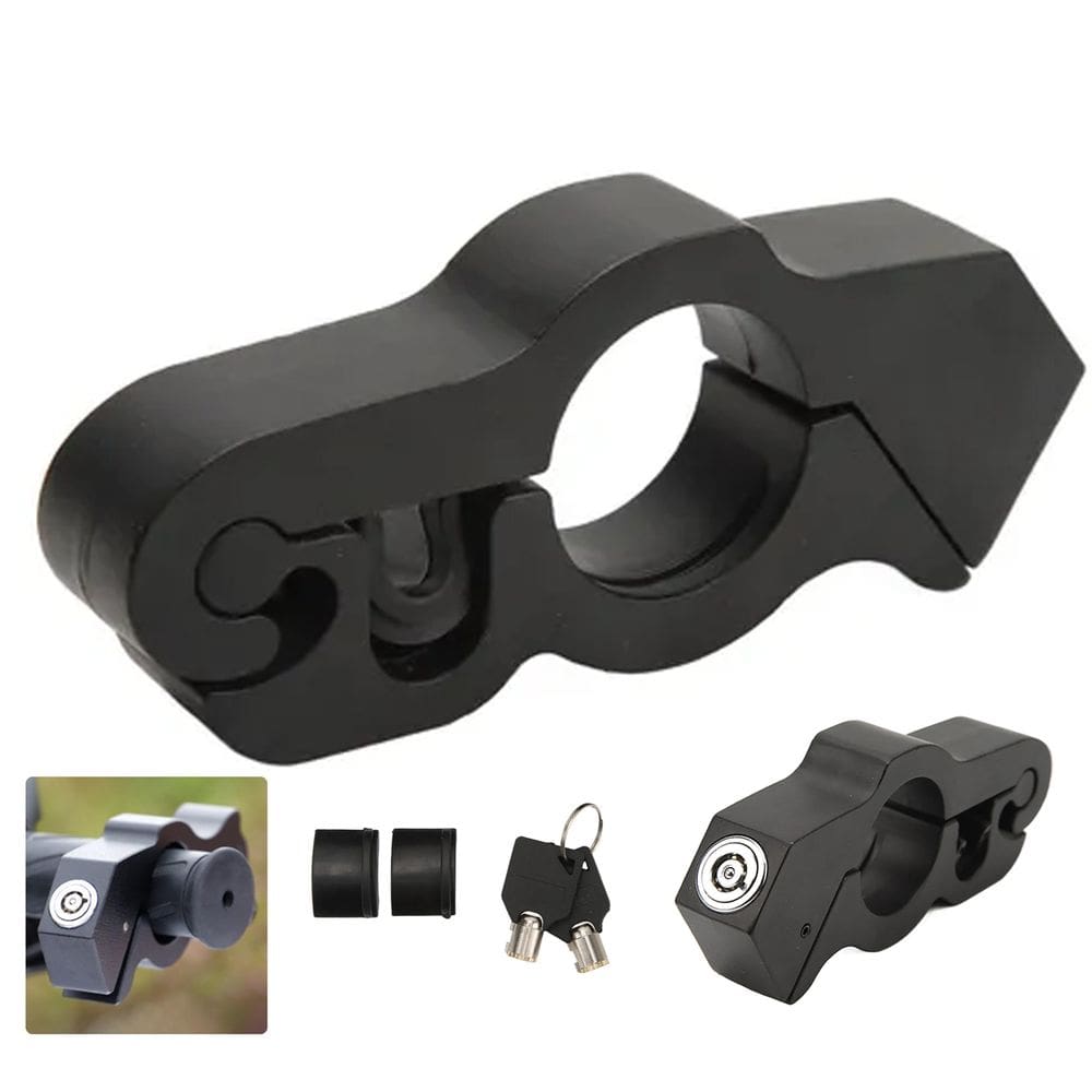 Trava de Moto Guidao Manete Freio Manopla Embreagem Acelerador Cadeado AntiFurto Motocicleta Segurança Reforçada