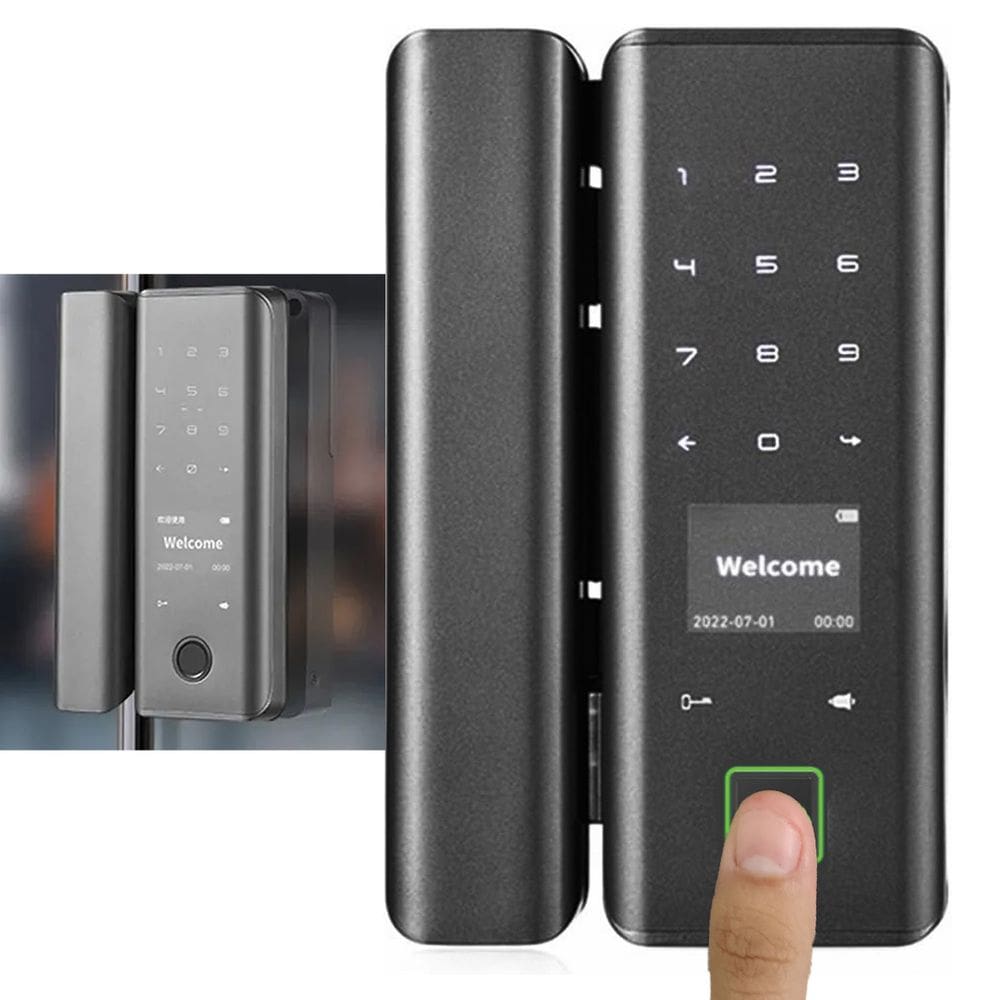Fechadura Digital Eletronica Porta Smart Inteligente App Celular Senha Biometria Cartao Rf