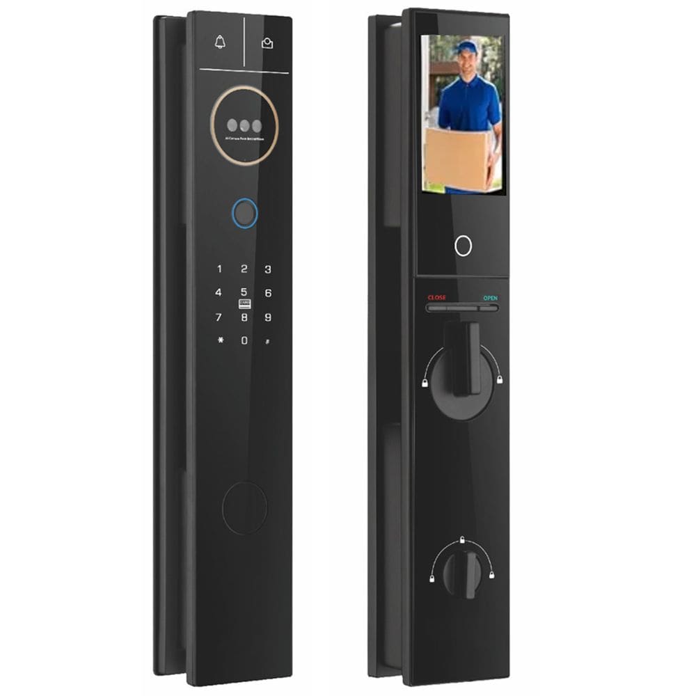 Fechadura Digital Eletronica Wifi Biometria Reconhecimento Facial App Cartao Celular Smartphone Condominio Residencia Proteçao