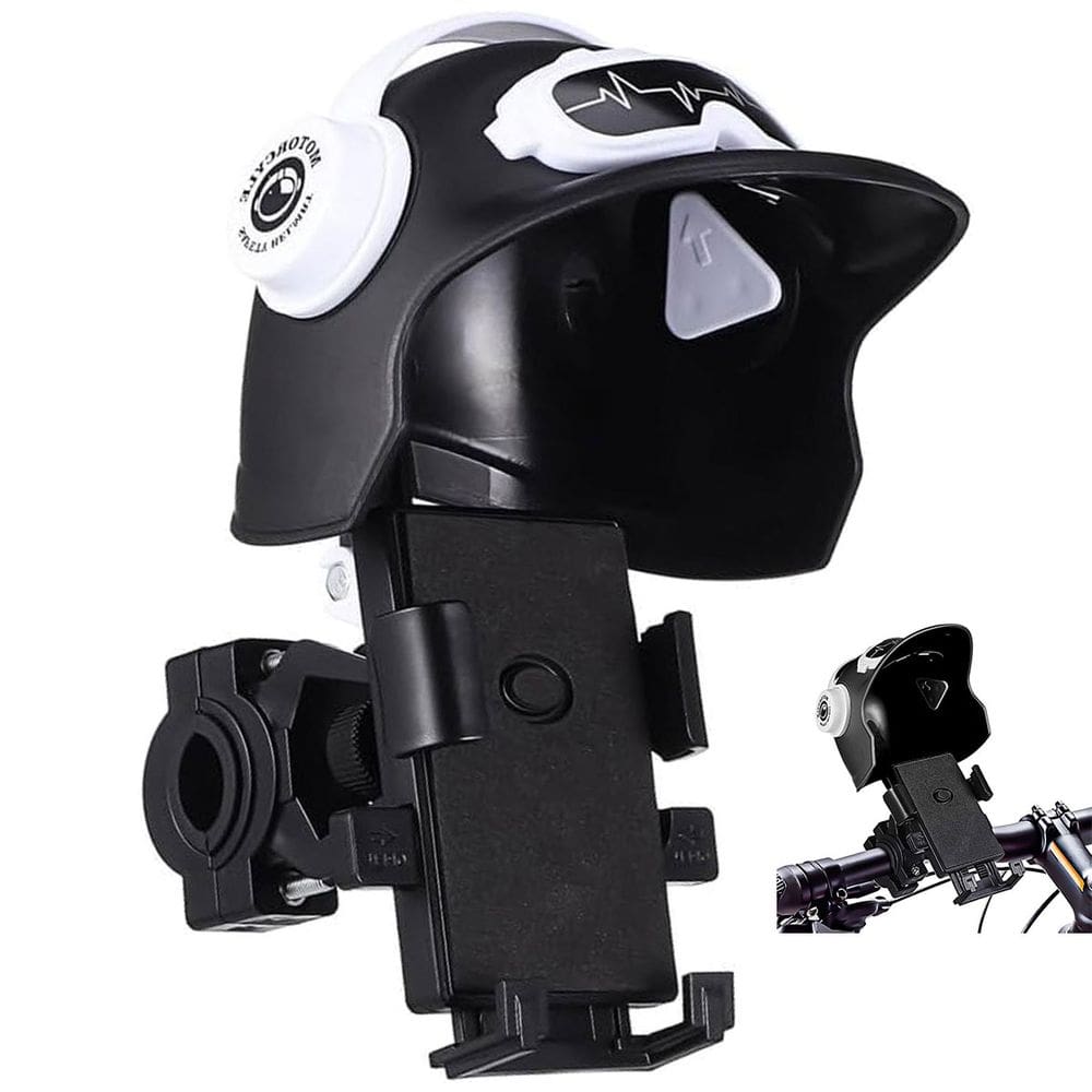Suporte de Celular Capacete Moto Bike Guidao Bicicleta Motocicleta Protege do Sol Chuva Ciclismo Ciclista Segurança