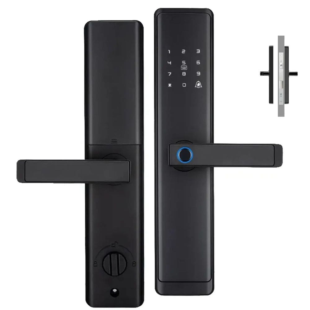 Fechadura Eletronica Digital Wifi App Celular Chave Cartao Smartphone Celular Segurança Residencial Alarme Proteçao