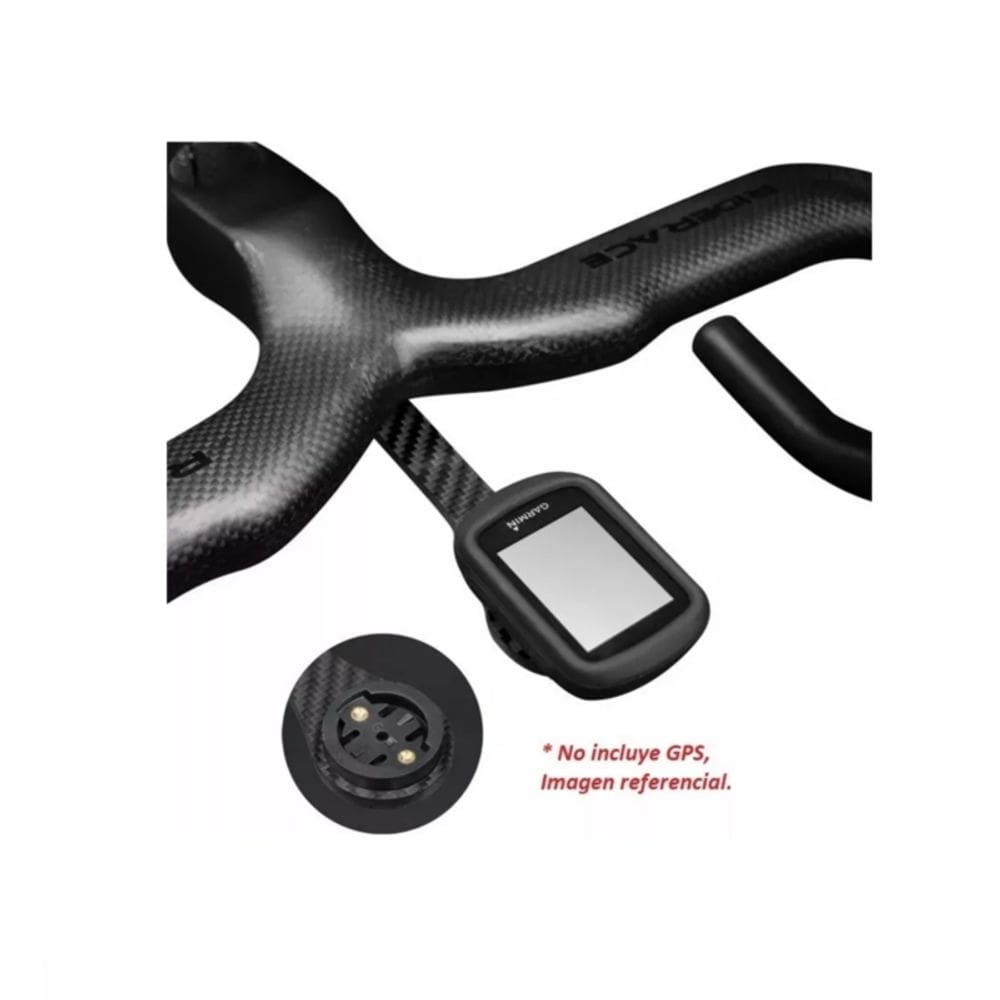 Suporte GPS de fibra de carbono para guidão integrado