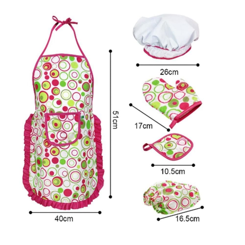 Conjunto de cozinha Master Chef Apron 15 peças para meninas