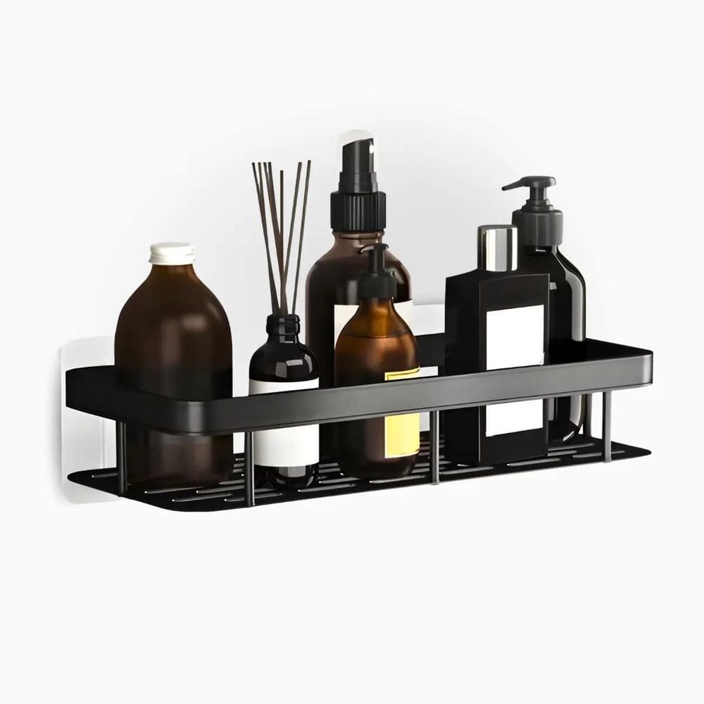 Prateleira Organizador Alumínio Sem Furo Parede Banheiro E