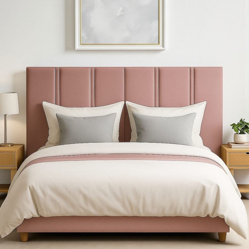 Cabeceira Duana Box Queen 160cm Estofada Dobrável Fixação Parede Moderna Confortável