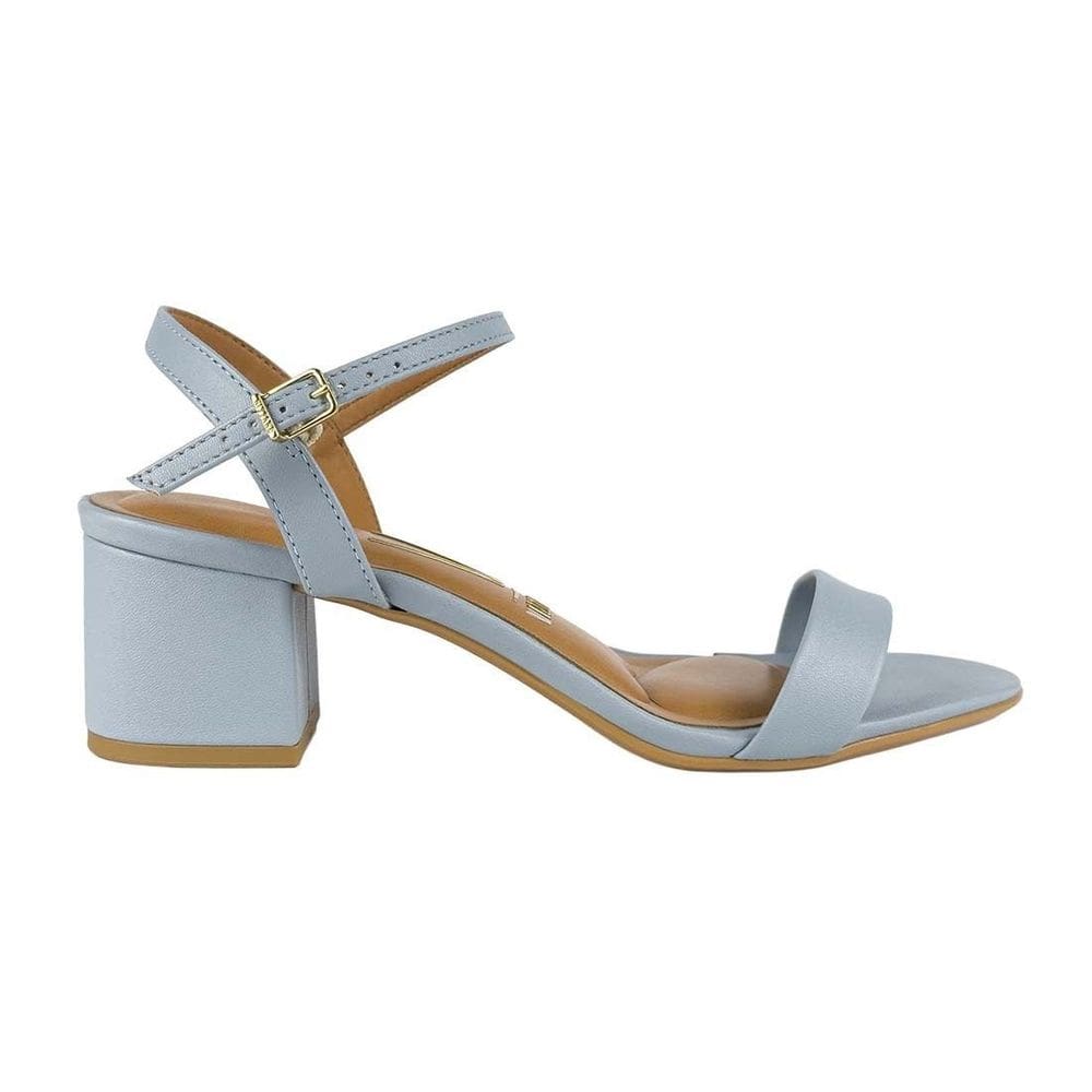 Sandália Vizzano Salto Bloco Médio Tira Fina