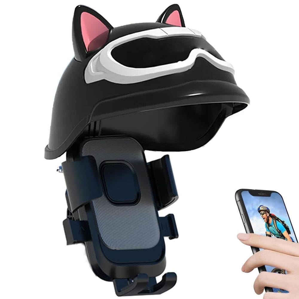 Suporte de Celular Capacete Moto Bike Motocicleta Bicicleta Guidao Protege de Chuva Sol Ciclista Ciclismo Segurança
