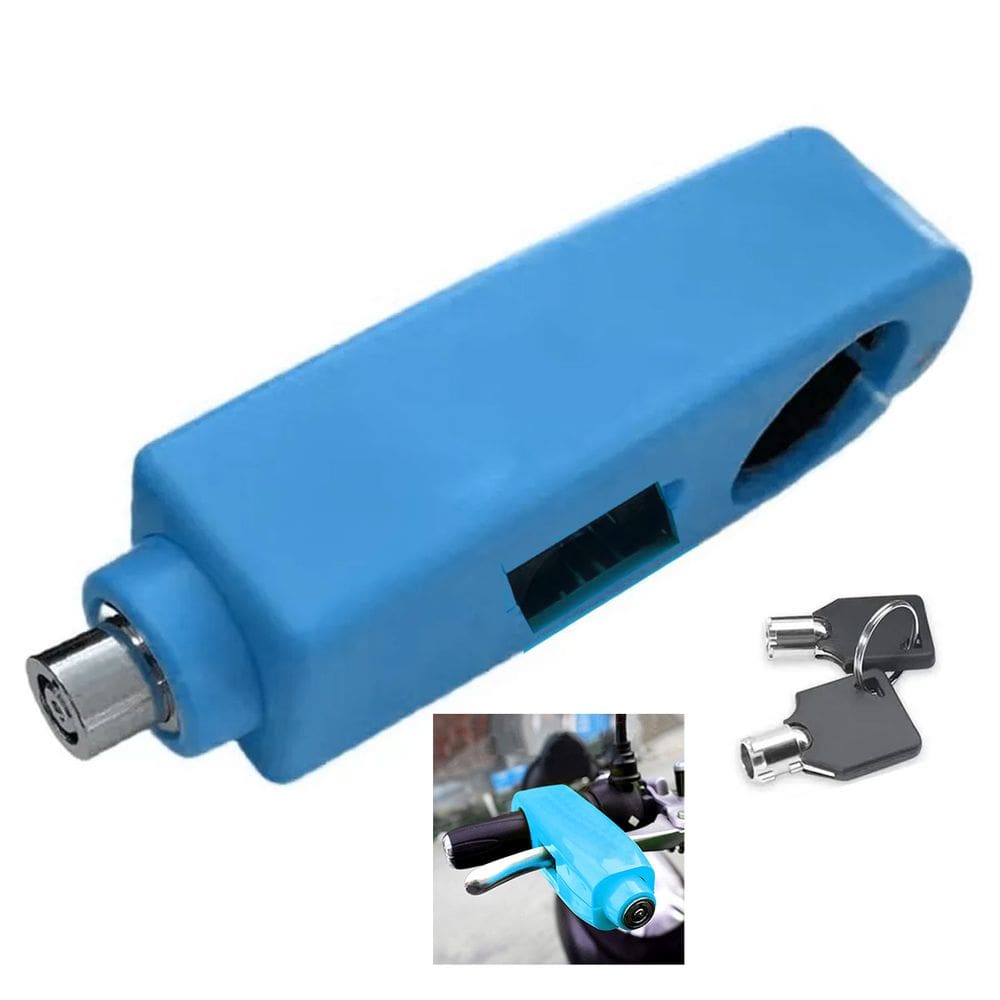 Trava de Manete Manopla Moto Guidao Cadeado AntiFurto Freio Acelerador Embreagem Motocicleta Bike Bicicleta Proteçao