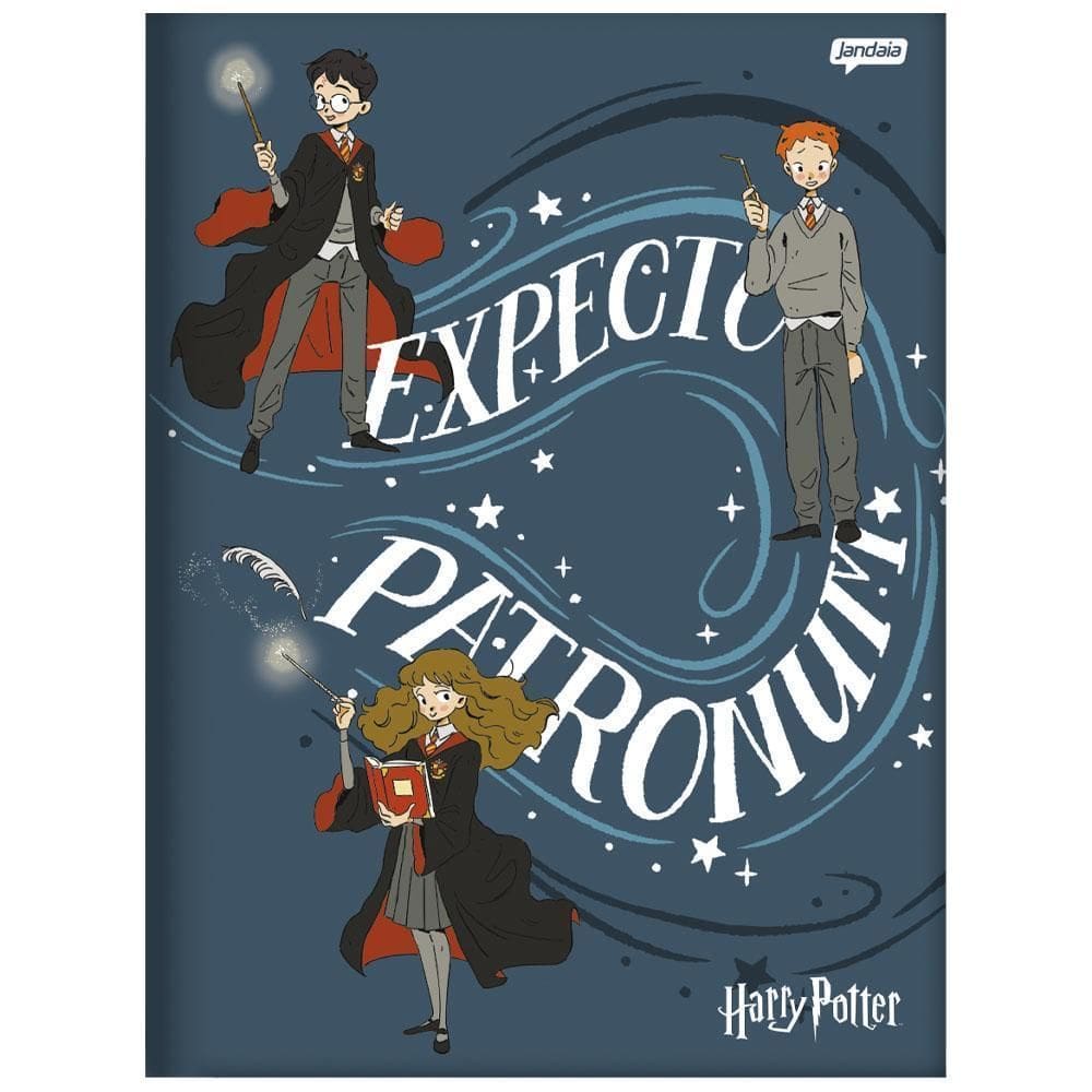Caderno Brochurão 96Fls Harry Potter Patronum Jandaia