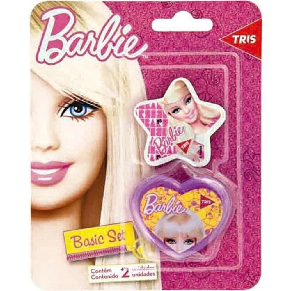 Conjunto De Apontador E Borracha - Barbie 1 Unidade