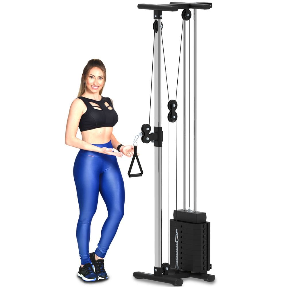 Polia Academia Mono Crossover Podiumfit MC100 Fixa Estação Musculação