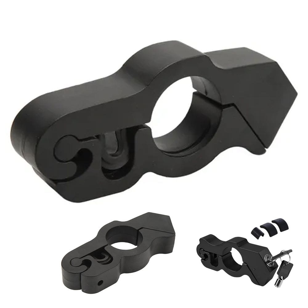 Trava de Moto Freio Manete Guidao Embreagem Acelerador Manopla Cadeado AntiFurto Motocicleta Segurança Proteçao