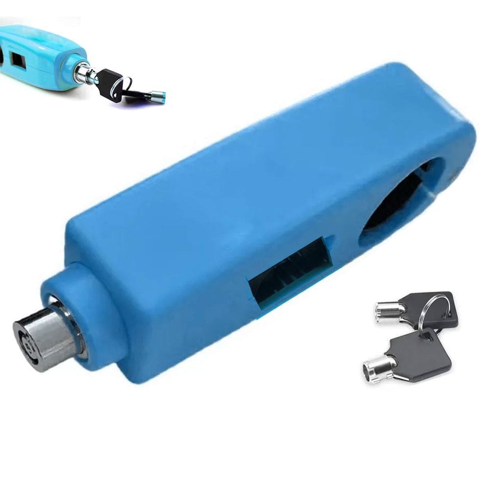 Trava de  Manete Moto Manopla Guidao Freio Acelerador Embreagem Cadeado Antifurto Motocicleta Bike Bicicleta Proteçao