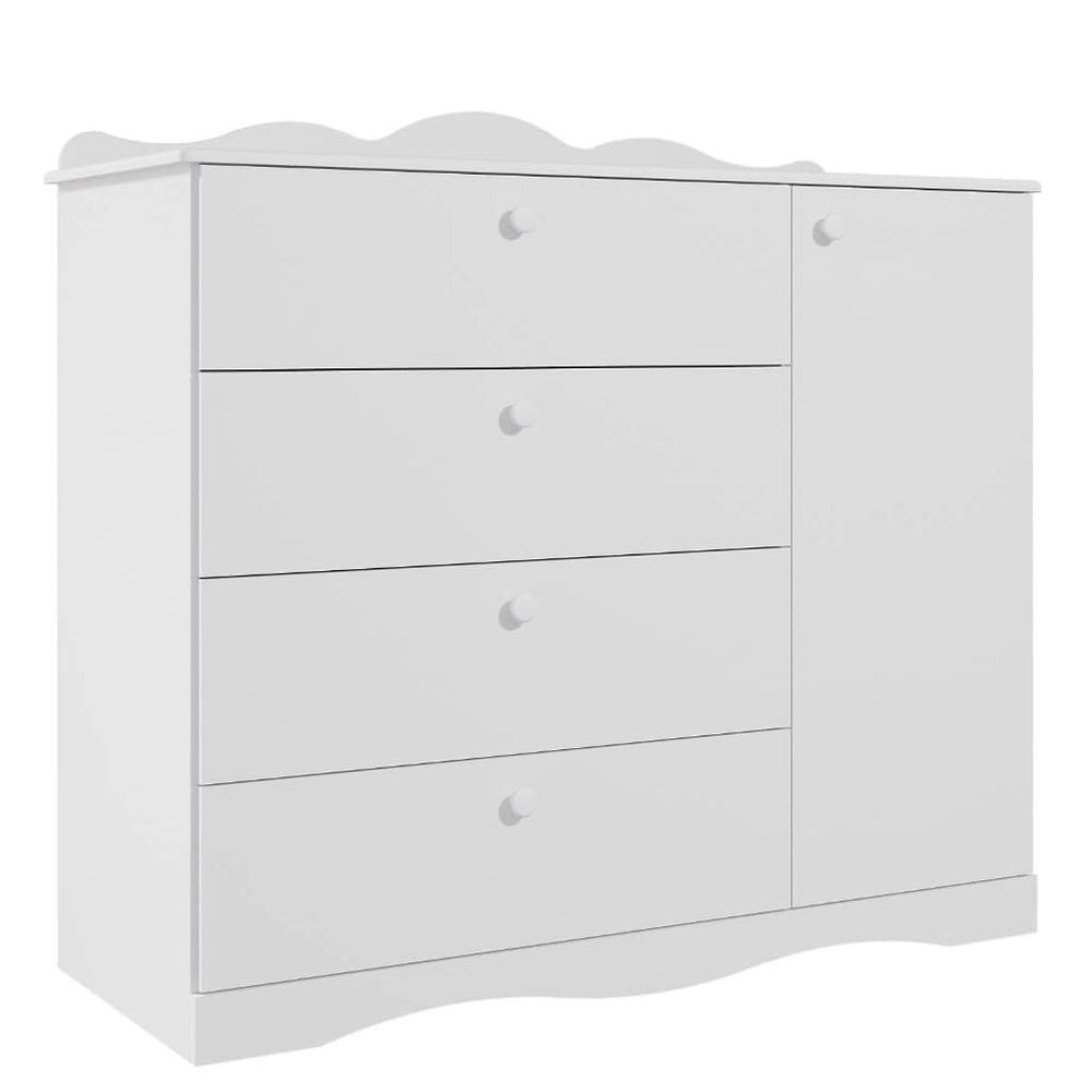 Cômoda Infantil Provençal Permobili Encanto 04 gavetas MDF