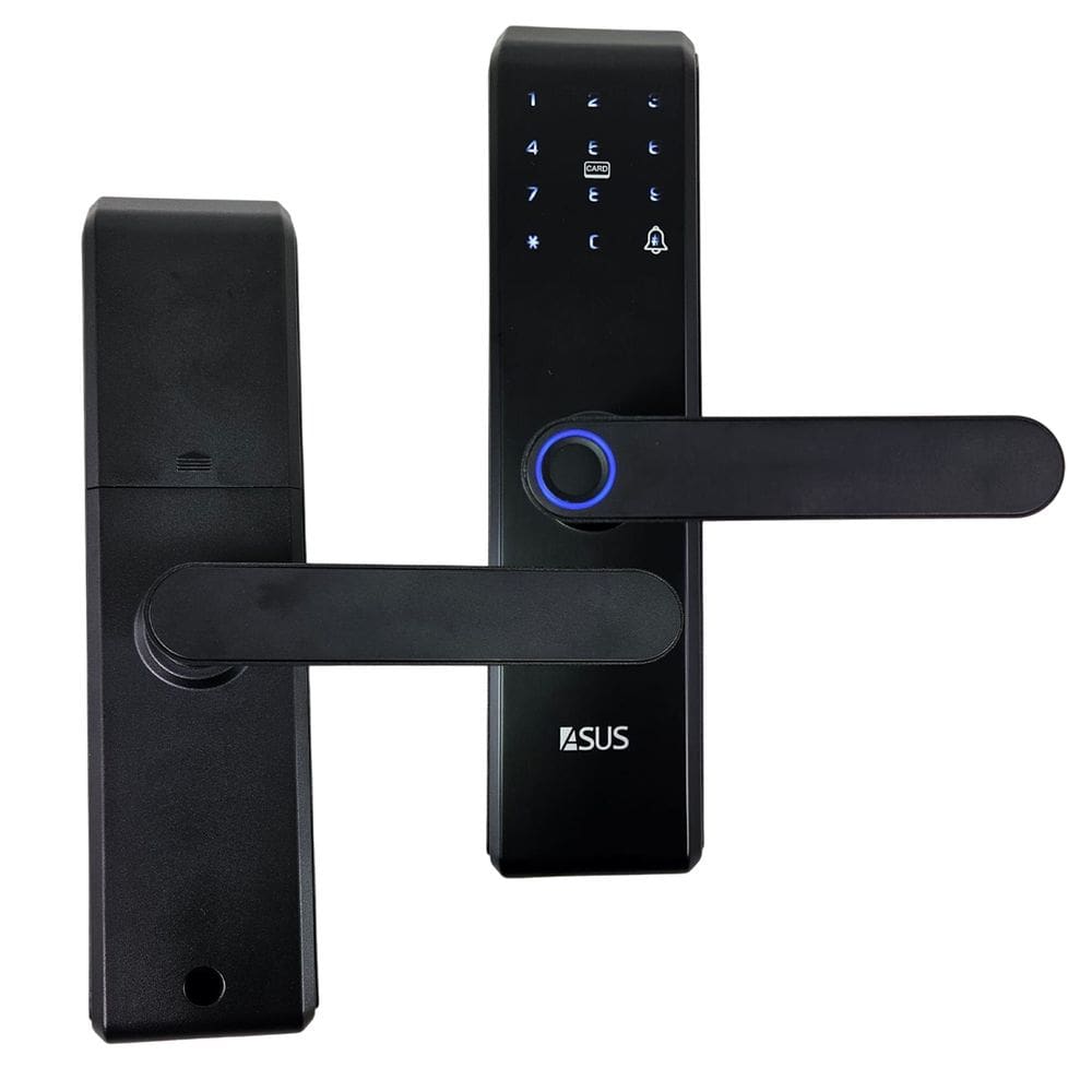 Fechadura Digital Eletronica Biometrica Wifi App Celular Abre Portao Porta Senha Chave