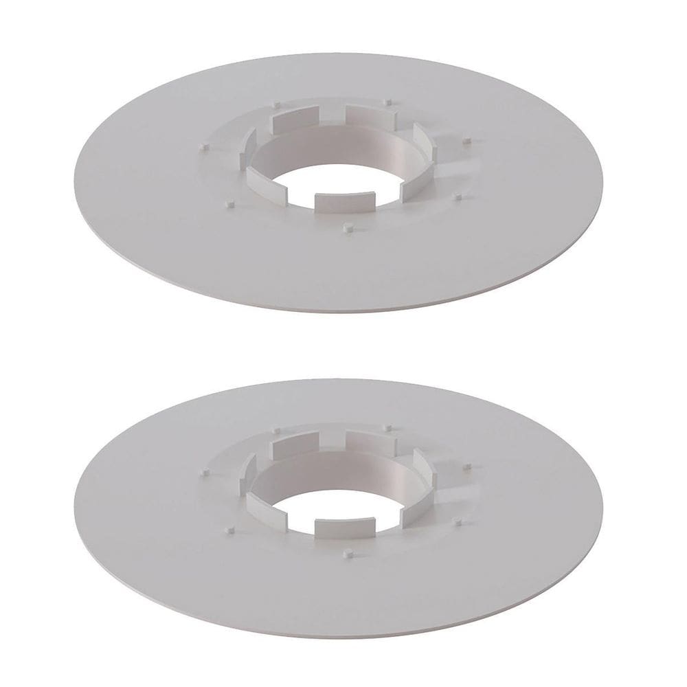 Kit 2 Disco Grelha Anti Infiltração 100Mm Branco Estrela