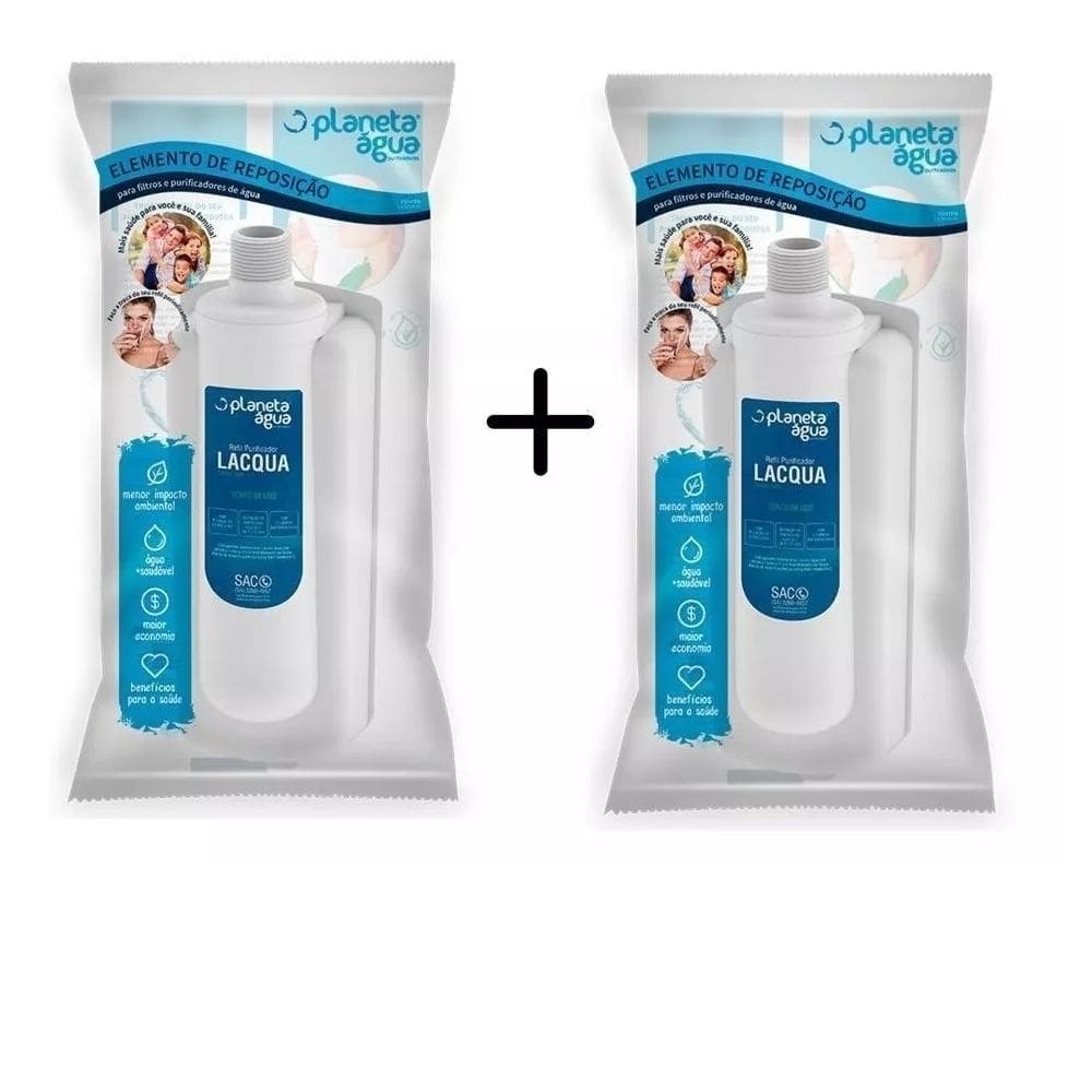 Kit 2 un de Refil Purificador Purif. Latina PA, Purimix, Puri Ice, Puritronic, PA335 e PA355