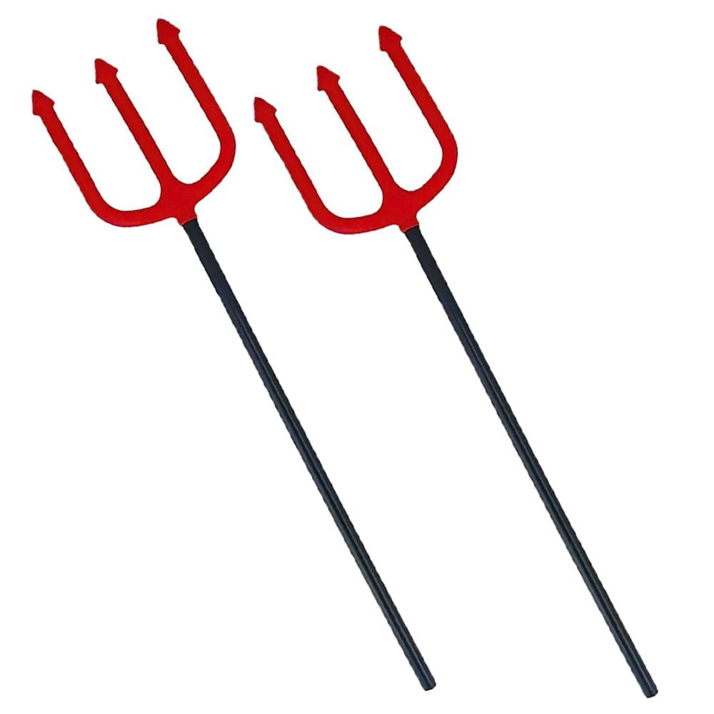 Tridente Hallowen Carnaval Fantasia Kit 2 Uni Capetinha Diabinha Cosplay Morte Festa Dia Das Bruxas  Decoraçao