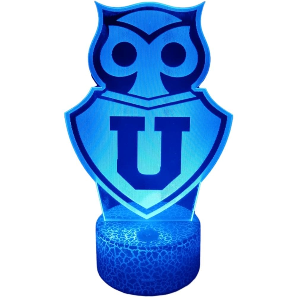 Lâmpada 3D Chuncho El Bulla Sport de 7 cores LED com cabo USB