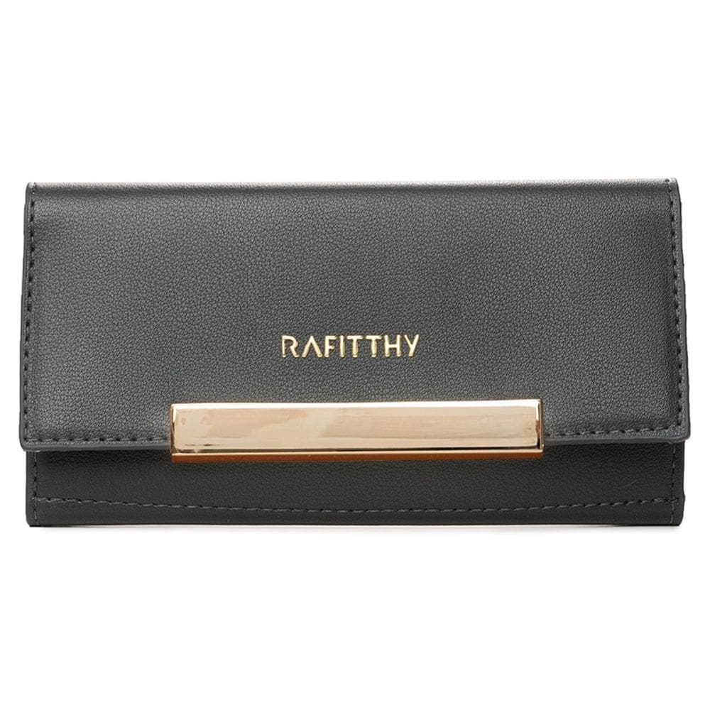 Carteira Feminina Casual Dia a Dia Porte Pequeno Detalhe Metalizado Rafitthy 28.16401a
