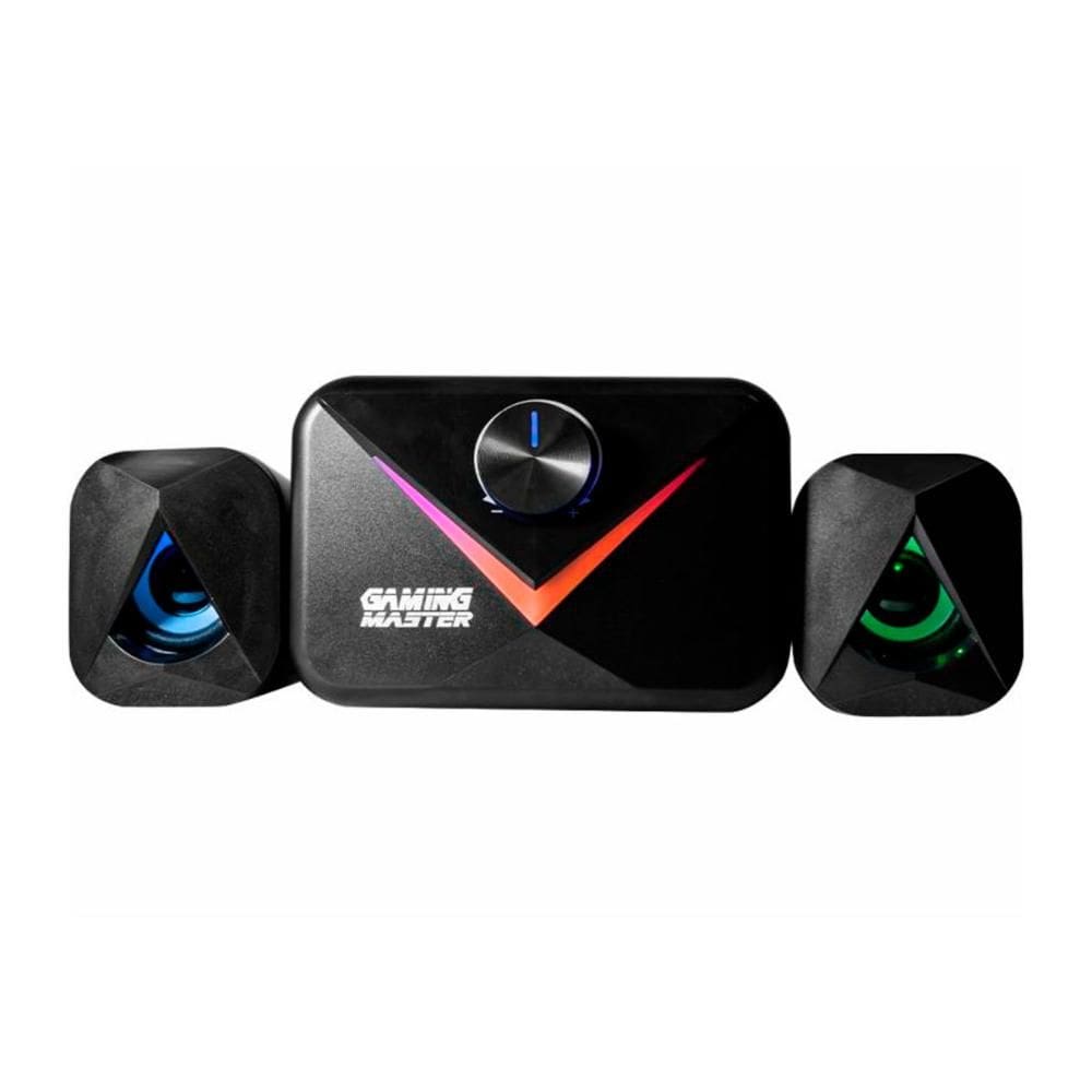Caixa de Som Gamer K-Mex SS-8012 - 2.1 Subwoofer - Conector P2 - LED Multicores - SS8012U0001CB1X