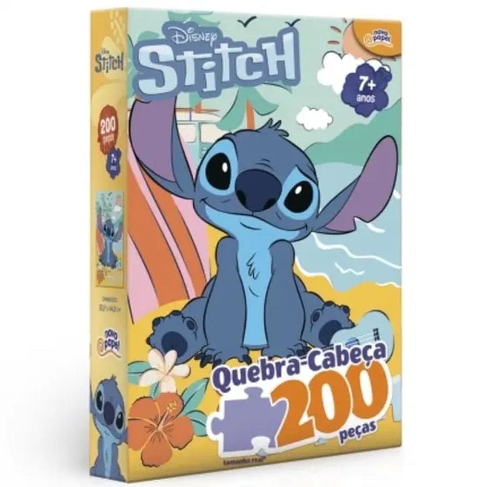 Quebra Cabeça Disney Stitch 200 Peças - Toyster 8093