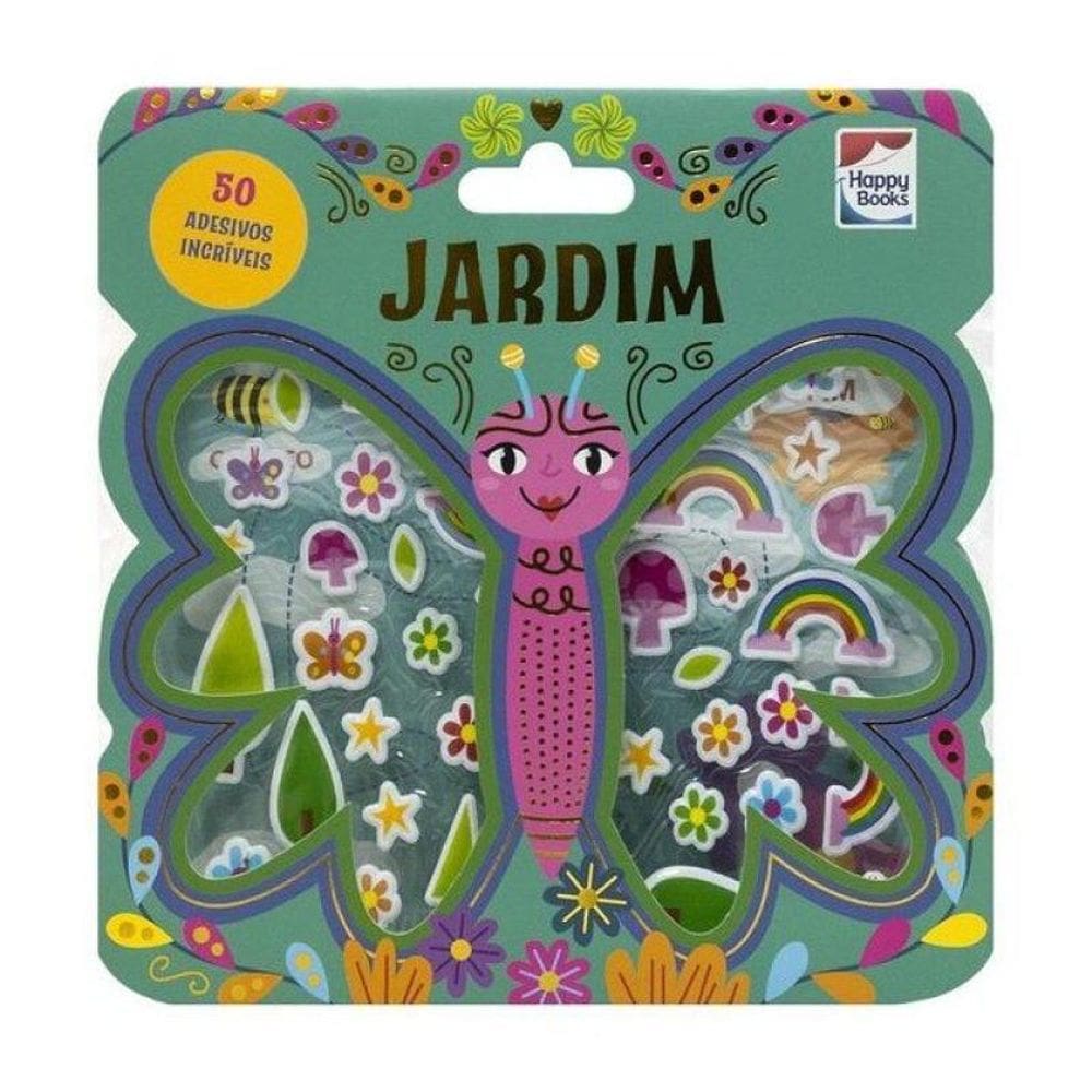Livro Com Adesivos Fofinhos: Jardim