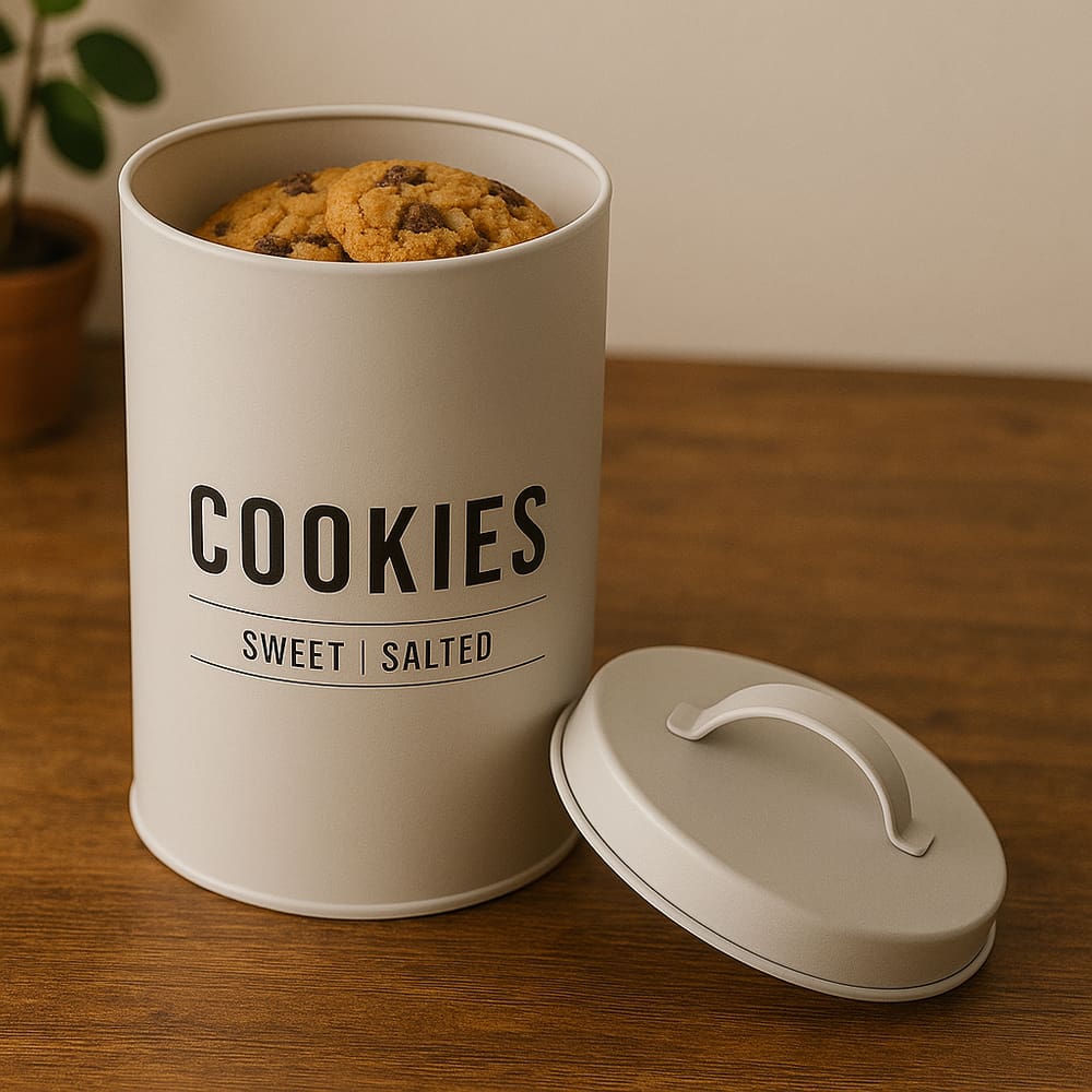 Pote para Biscoito Cookies Manhattan 1,6L - Branca