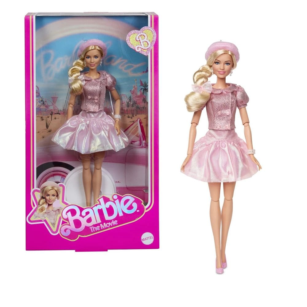 Boneca Barbie O Filme Blusa Saia E Boina Rosa - Mattel JBJ53