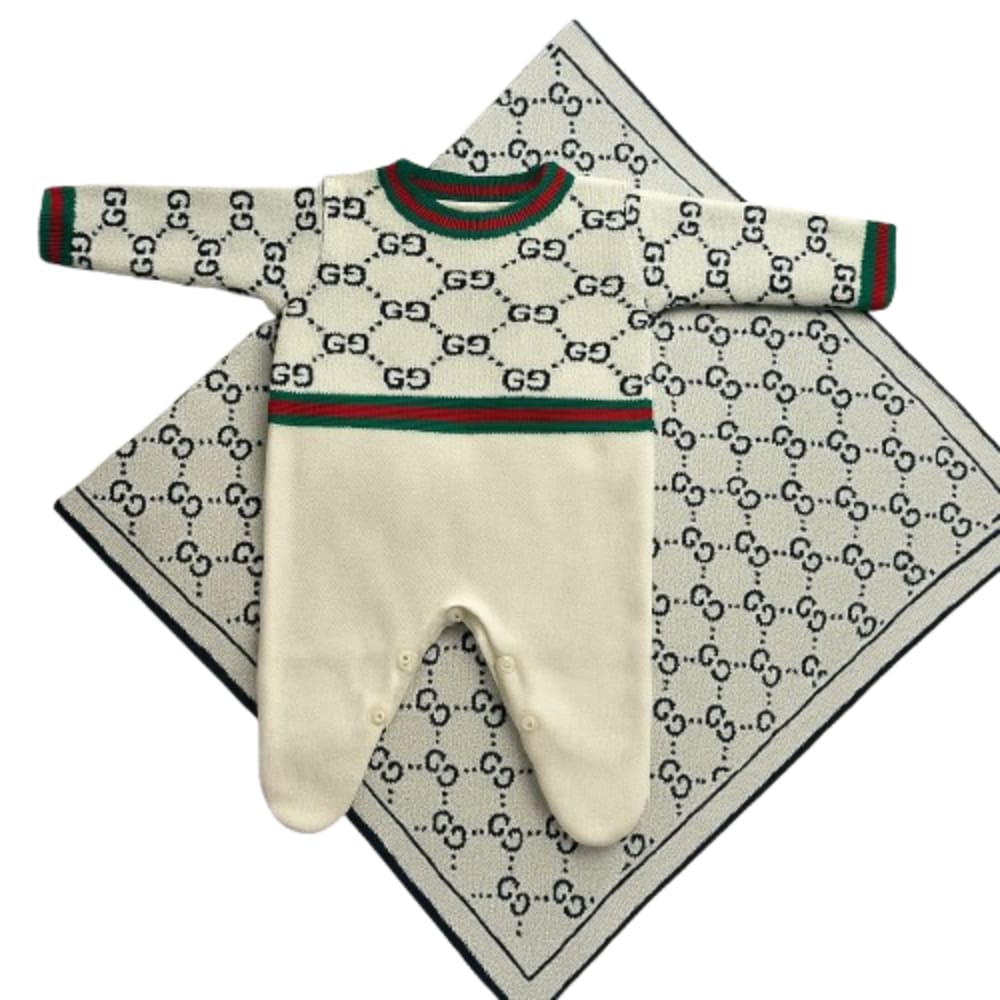 Saída Maternidade Tricot Luxo Bebê Menina Menino 0 á 3 Meses