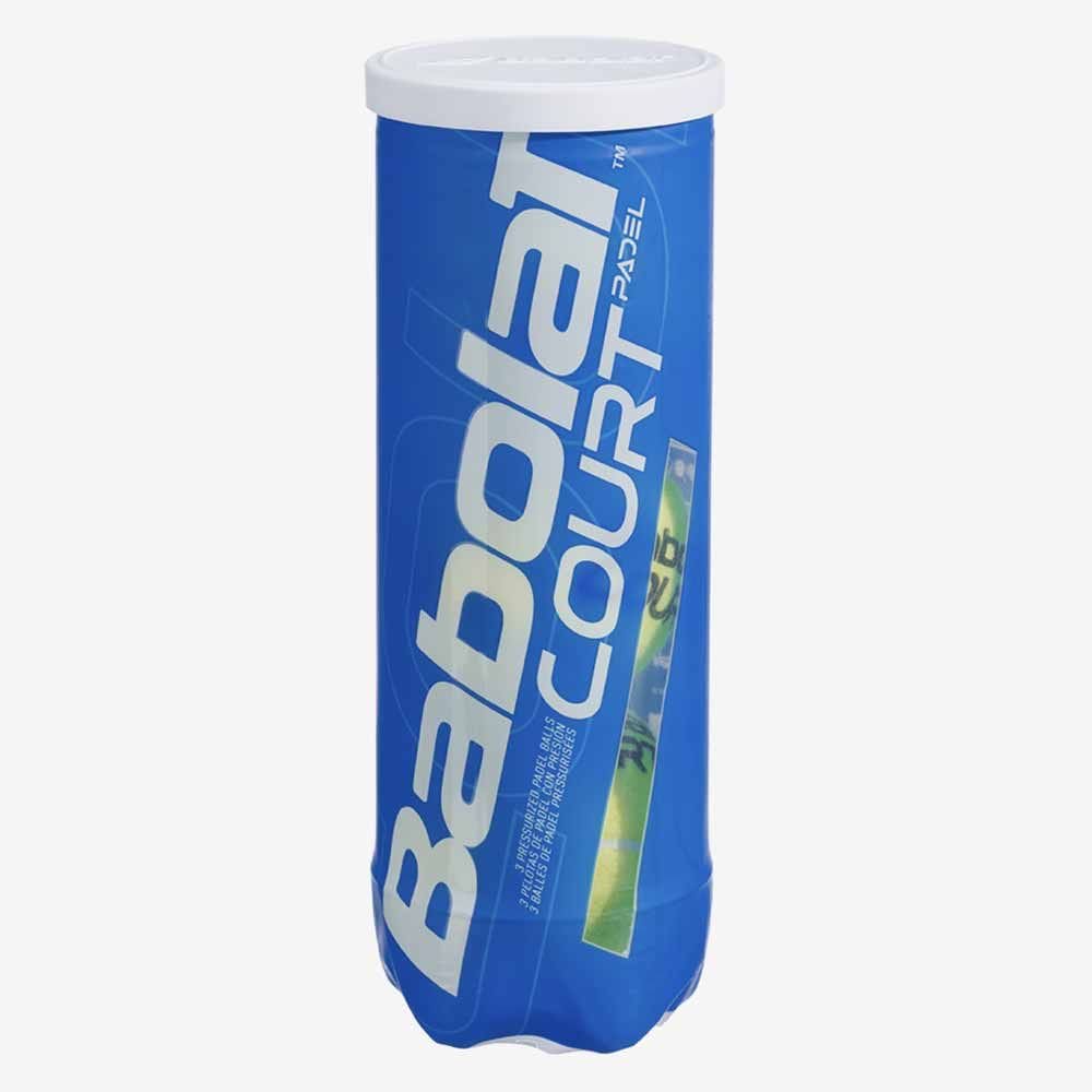 Bola de Padel Babolat Court - Tubo com 3 unidades