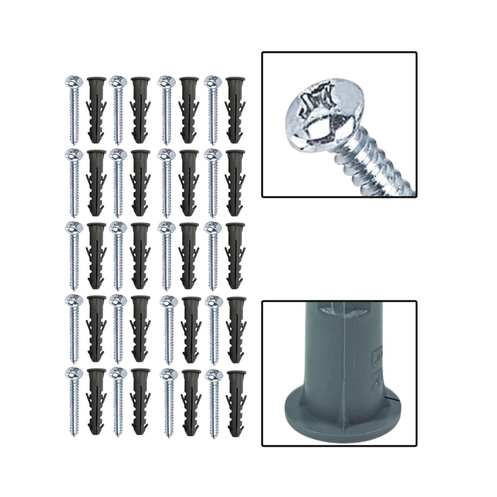 Kit Parafuso C/ Bucha  M8 20 Pçs