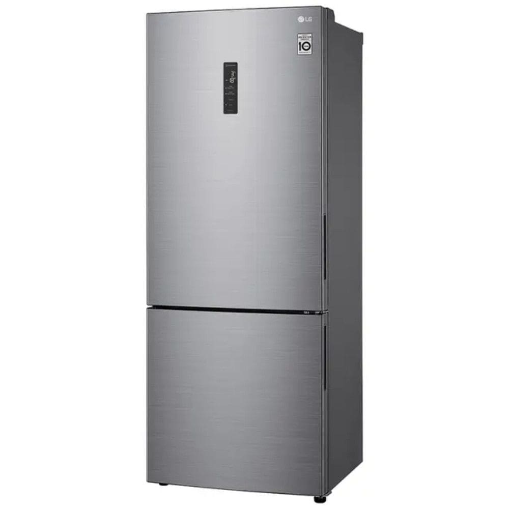 Geladeira Smart LG Bottom Frezer 451L Frost Free Inverter Inox