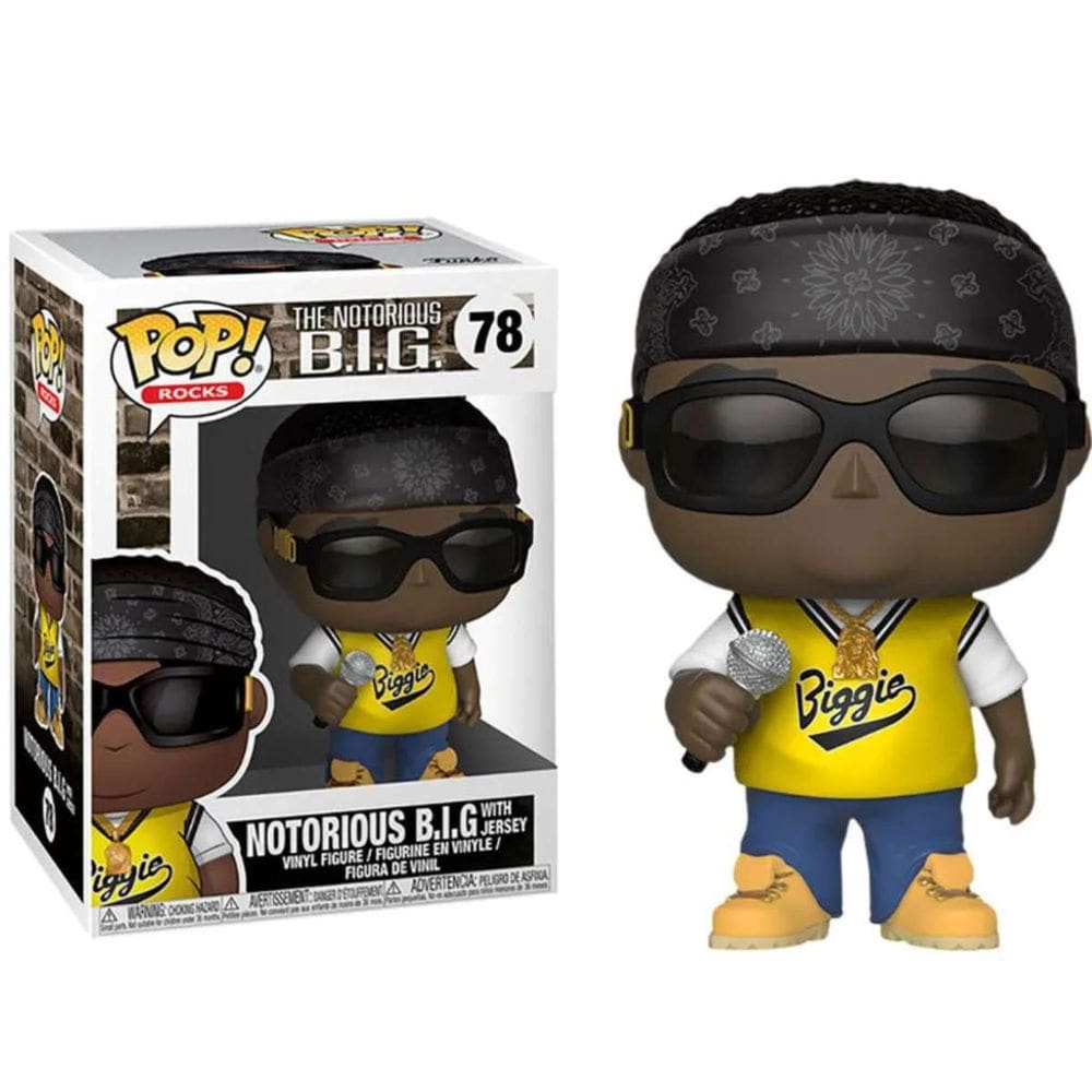 Funko Pop! Rocks The Notorious B.I.G With Jersey #78