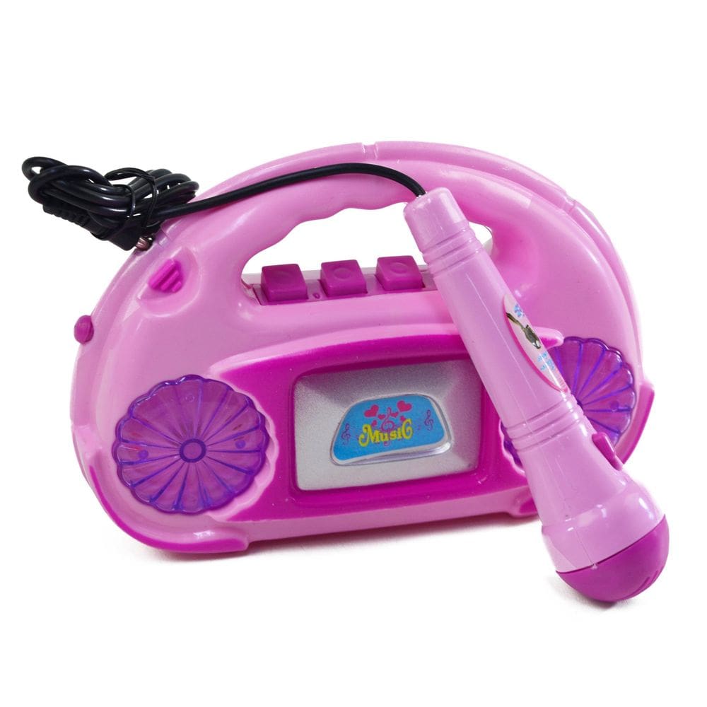 Microfone Infantil com Caixa de SOM Singer Funny - Tudo em Caixa