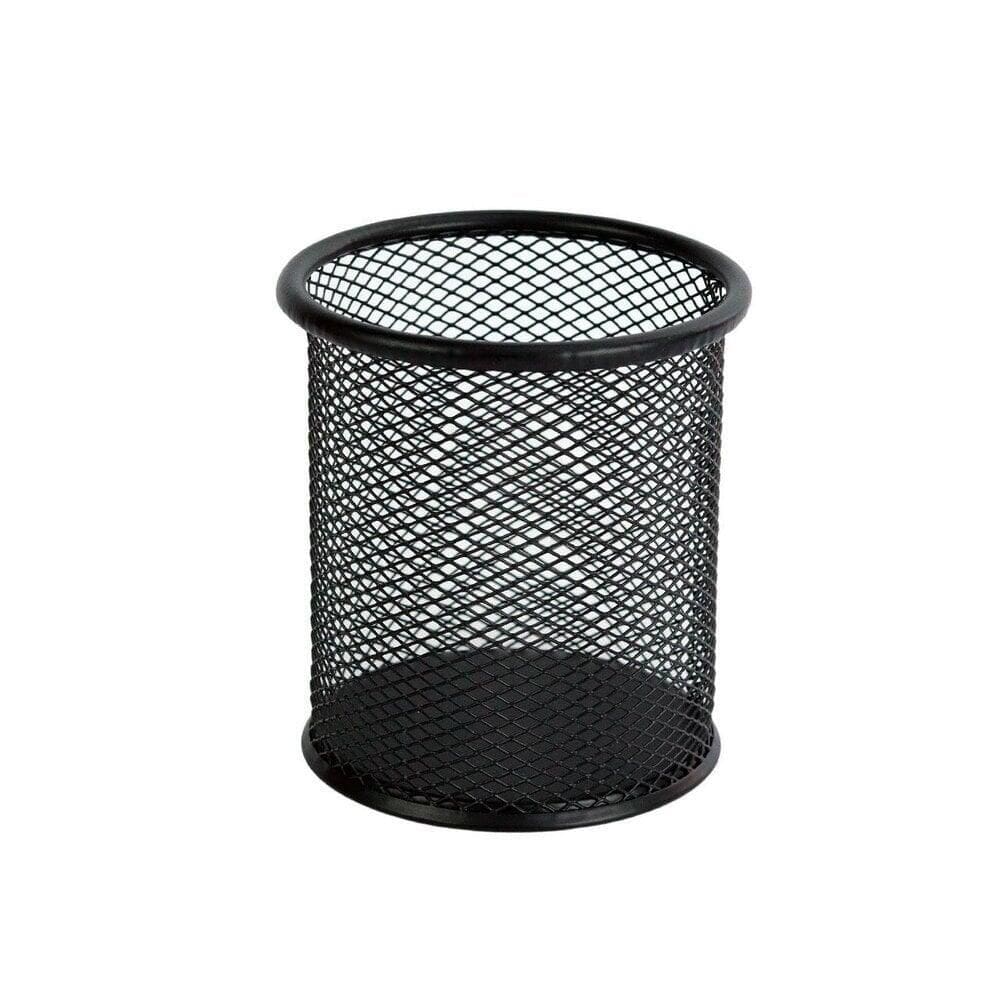 Organizador de Mesa Aramado Redondo Preto - Tudo em Caixa